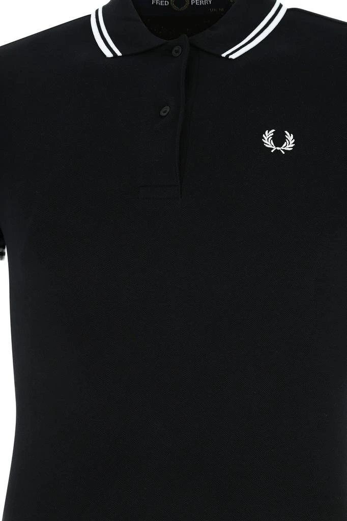 商品Fred Perry|Black stretch cotton polo shirt,价格¥405,第2张图片详细描述