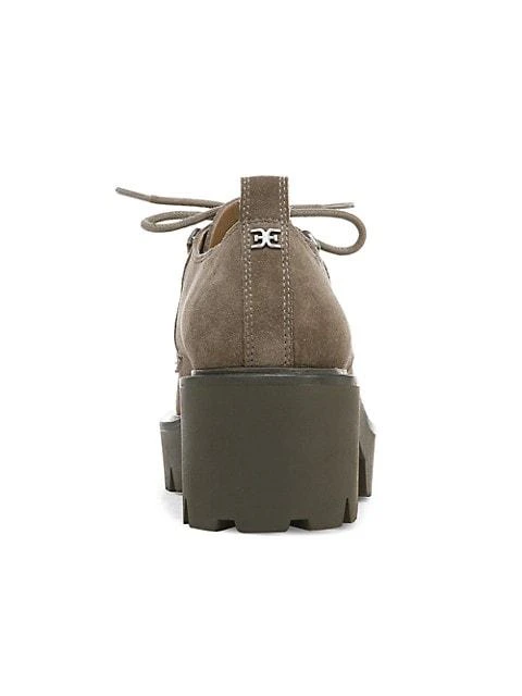 商品Sam Edelman|Monna Lace-Up Suede Loafers,价格¥476,第3张图片详细描述