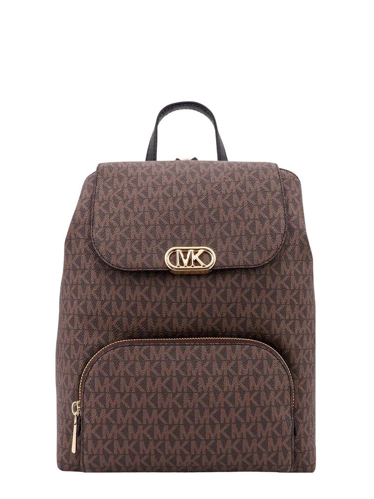 商品Michael Kors|Michael Michael Kors Logo Plaque Monogram-Patterned Backpack,价格¥2219,第1张图片