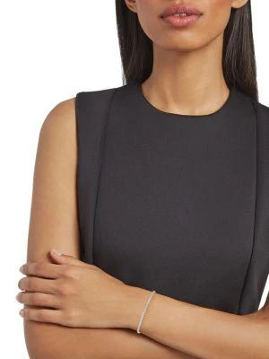 商品Saks Fifth Avenue|14K White Gold & Diamond Tennis Bracelet,价格¥21926,第2张图片详细描述