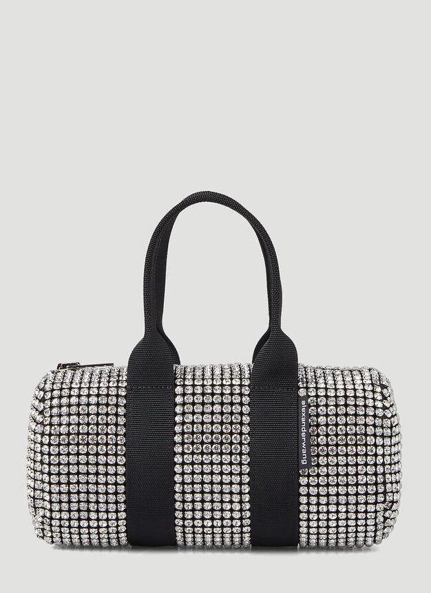 商品Alexander Wang|Cruiser Crystal Tote Bag in Silver,价格¥4142,第1张图片