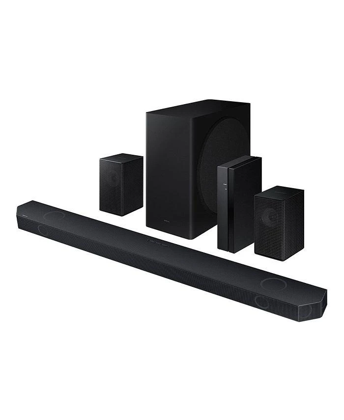 商品SAMSUNG|9.1.2-Channel Wireless Dolby Atmos Soundbar with Wireless Surround Speakers & Subwoofer,价格¥9701,第1张图片详细描述