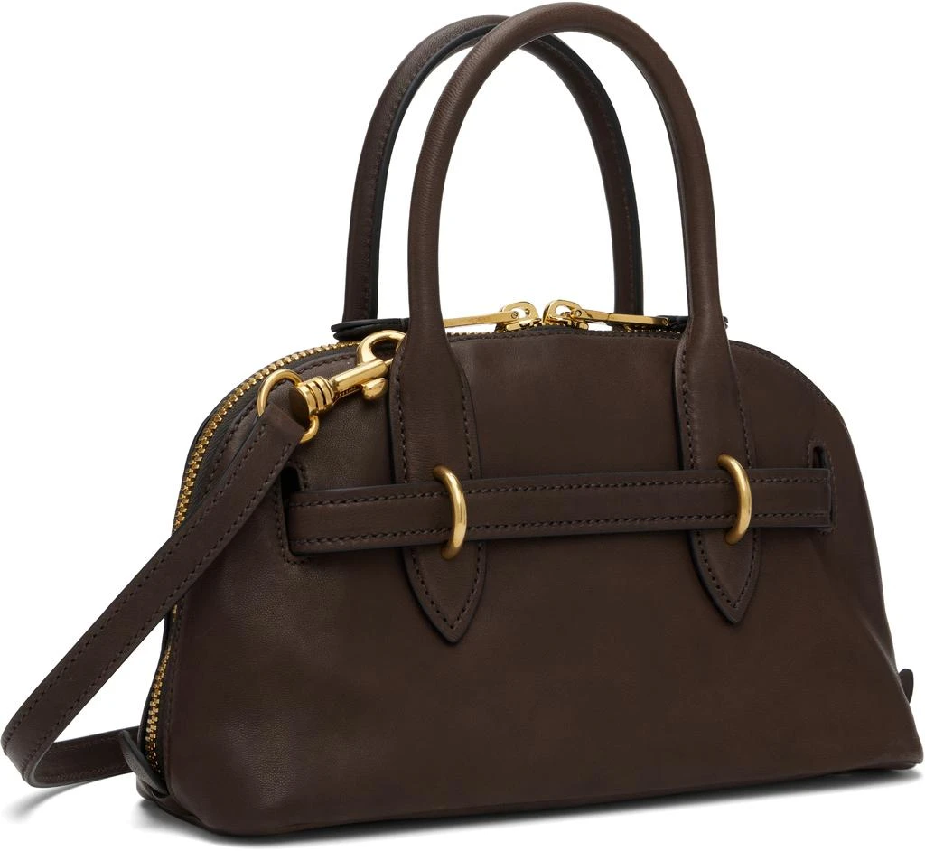 商品Miu Miu|Brown Aventure Nappa Leather Bag,价格¥30202,第3张图片详细描述
