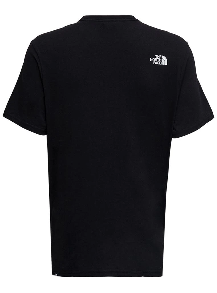 商品The North Face|Black Crewneck T-shirt With Contrasting Logo Print In Cotton Man,价格¥590,第2张图片详细描述