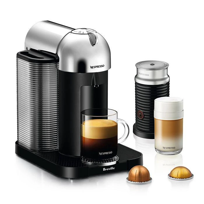 商品Nespresso|Vertuo by Breville with Aeroccino Milk Frother, Pure Chrome,价格¥1411,第1张图片详细描述