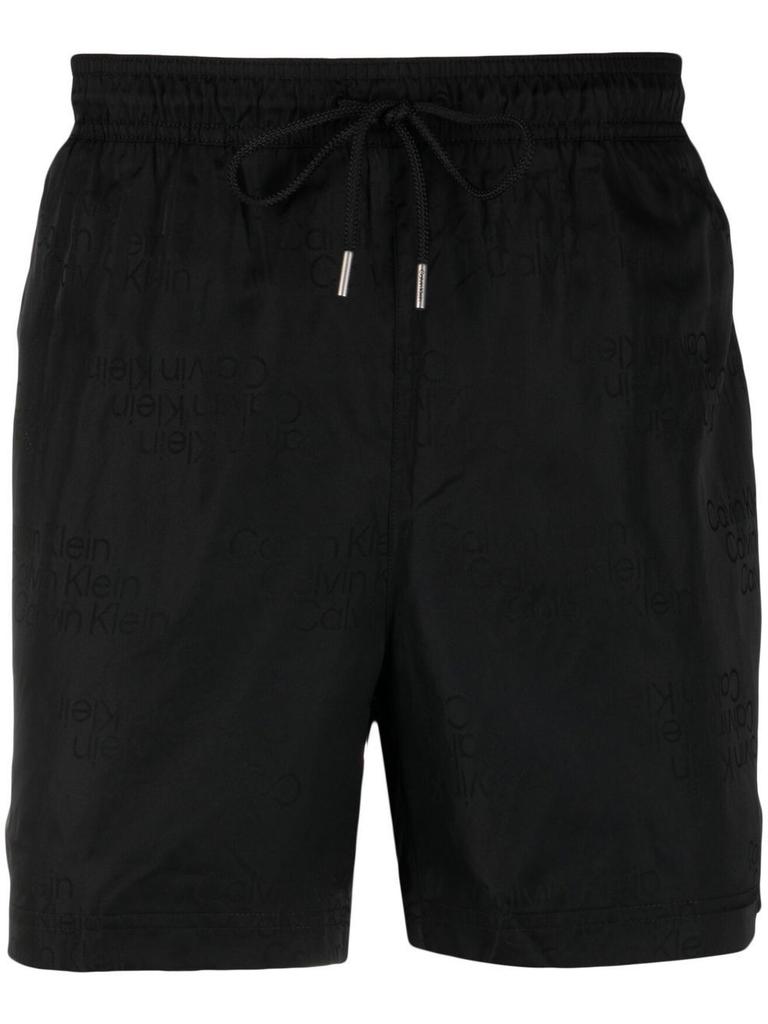Calvin Klein Underwear Mens Black Polyester Trunks商品第1张图片规格展示