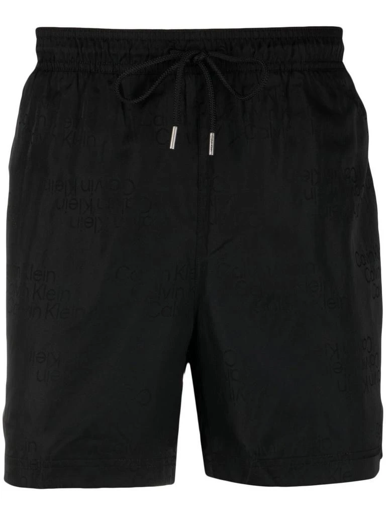 商品Calvin Klein|Calvin Klein Underwear Mens Black Polyester Trunks,价格¥880,第1张图片