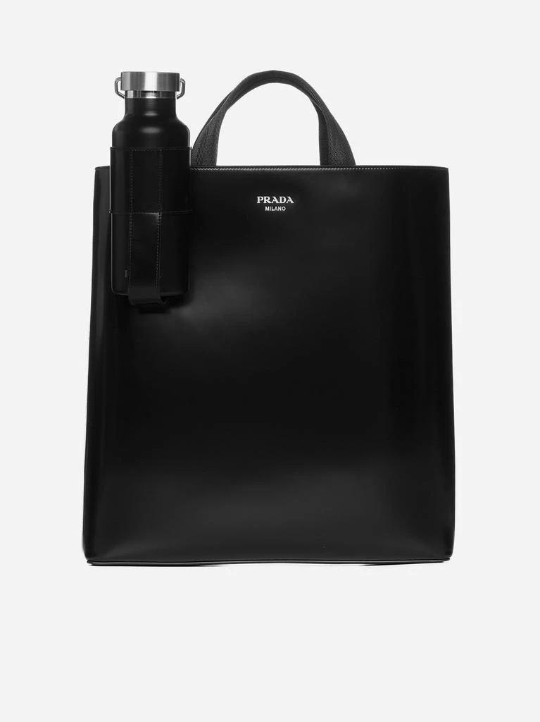 商品Prada|Bottle leather tote bag,价格¥22917,第1张图片