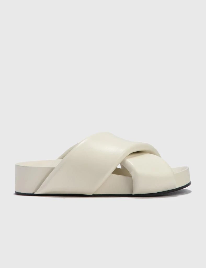 商品Jil Sander|Cross Strap Slide,价格¥2685,第1张图片