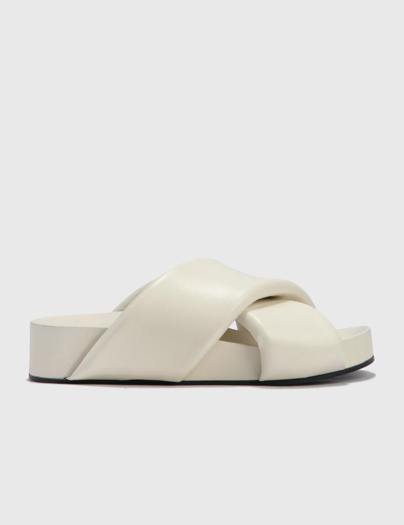 商品Jil Sander|Cross Strap Slide,价格¥5110,第1张图片