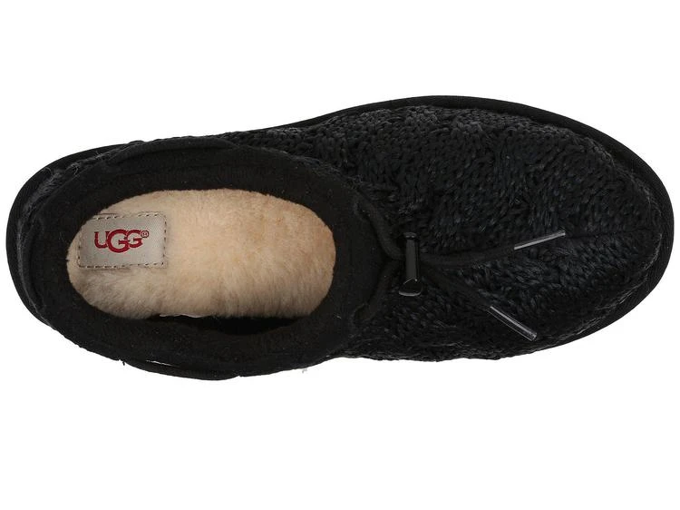 商品UGG|UGG Kids Freesia Cable Knit (Little Kid/Big Kid) 女童拖鞋(低龄儿童/大龄儿童),价格¥137,第2张图片详细描述