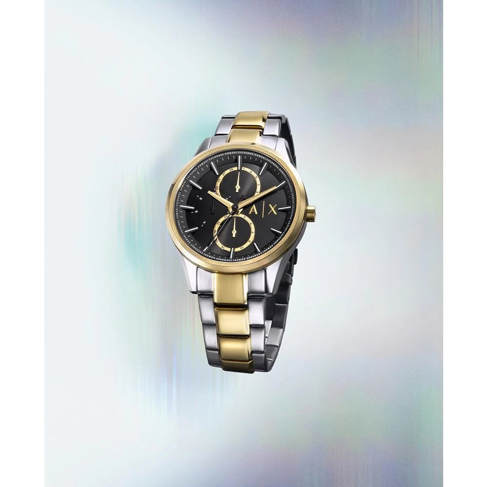 商品Armani Exchange|Men's Multifunction Two-Tone Stainless Steel Bracelet Watch, 42mm,价格¥1431,第5张图片详细描述