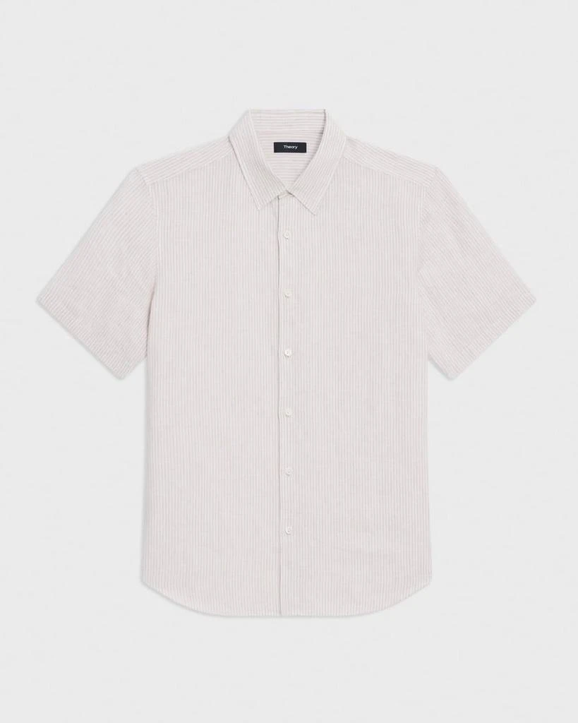 Irving Short-Sleeve Shirt in Relaxed Linen 商品