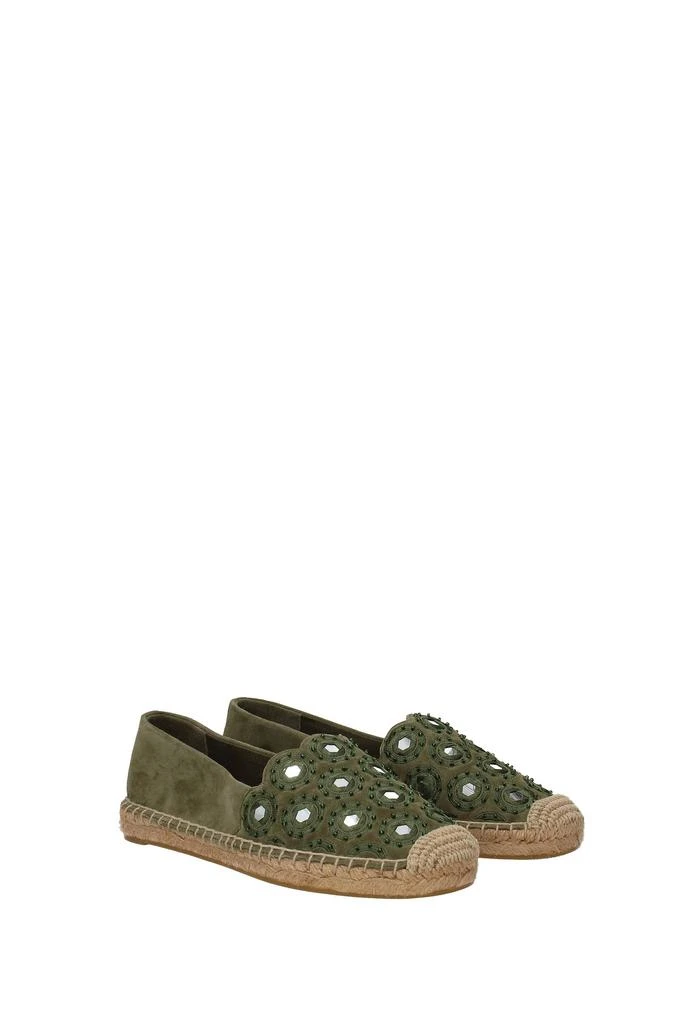 商品Tory Burch|Espadrilles yasmin Suede Green,价格¥983,第2张图片详细描述