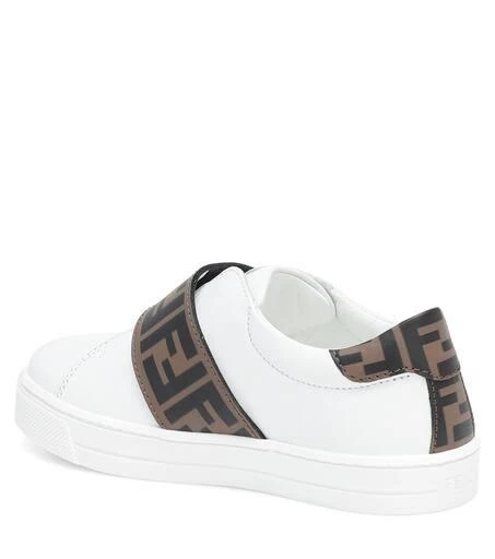 商品Fendi|Logo leather sneakers,价格¥1589,第3张图片详细描述