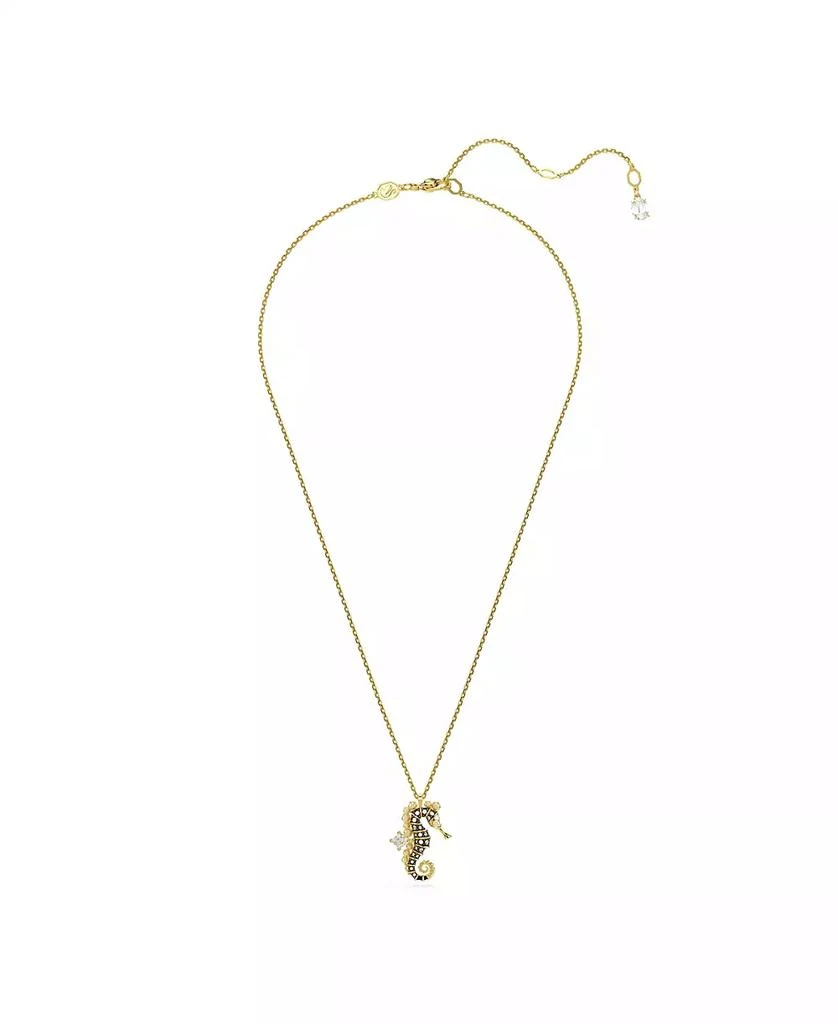 商品Swarovski|Crystal Swarovski Imitation Pearls, Seahorse, Blue, Gold-Tone Idyllia Pendant Necklace,价格¥1353,第4张图片详细描述