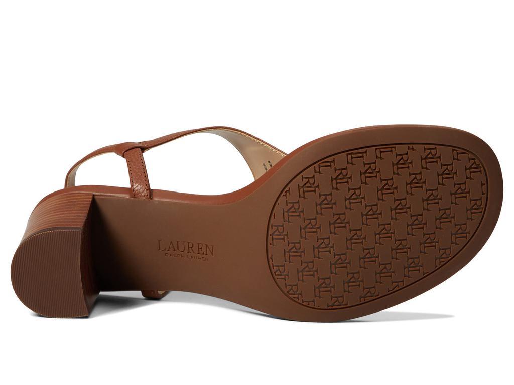 商品Ralph Lauren|Westcott Tumbled Leather Sandal,价格¥534,第5张图片详细描述