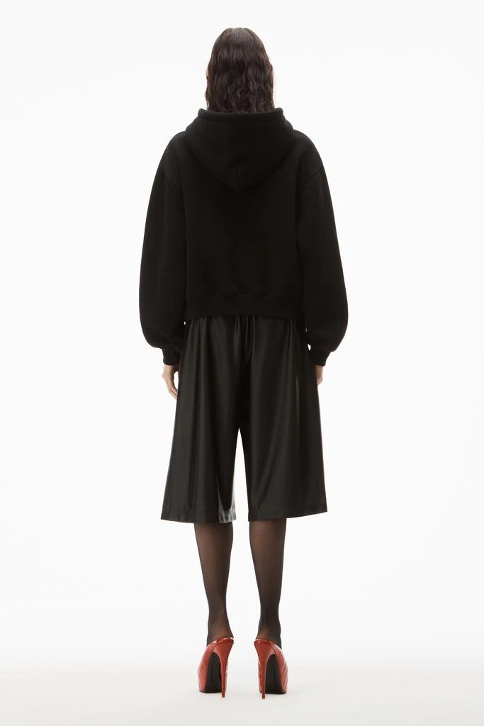 商品Alexander Wang|PUFF LOGO HOODIE IN STRUCTURED TERRY,价格¥2483,第5张图片详细描述