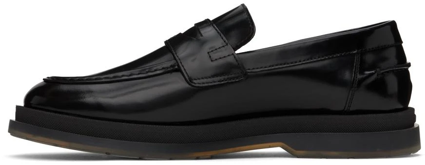 商品Hugo Boss|Black Leather Loafers,价格¥1133,第3张图片详细描述