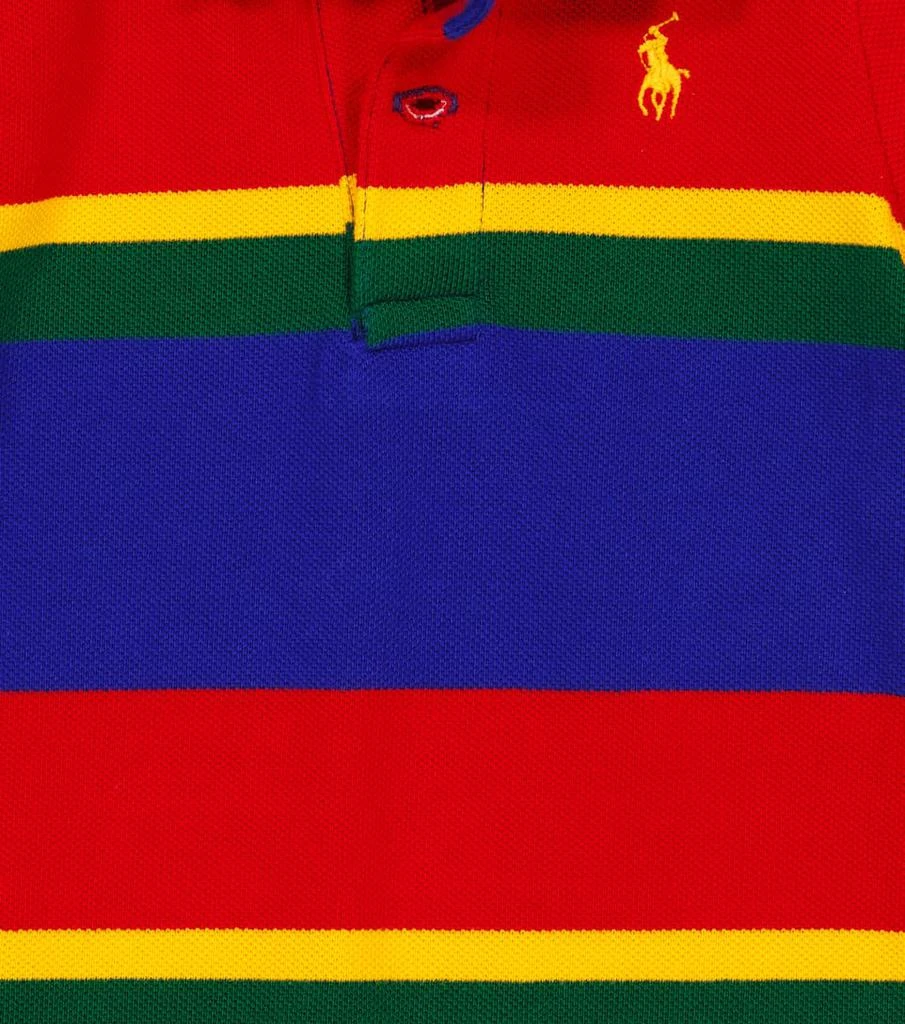 商品Ralph Lauren|Baby striped piqué bodysuit,价格¥386,第3张图片详细描述
