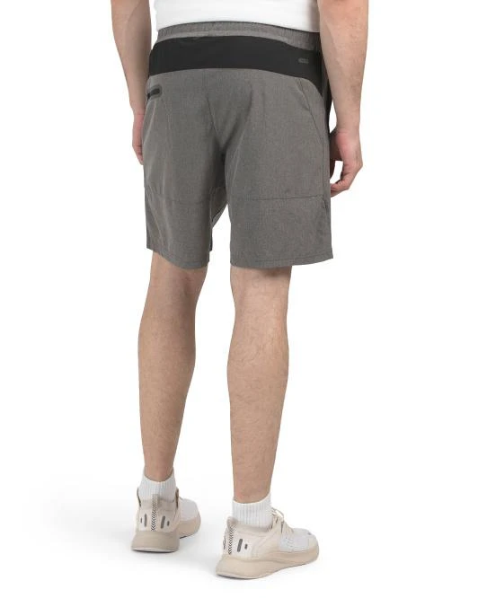 商品Spyder|Stretch Woven Shorts With Bonded Zipper Back Pocket,价格¥56,第2张图片详细描述