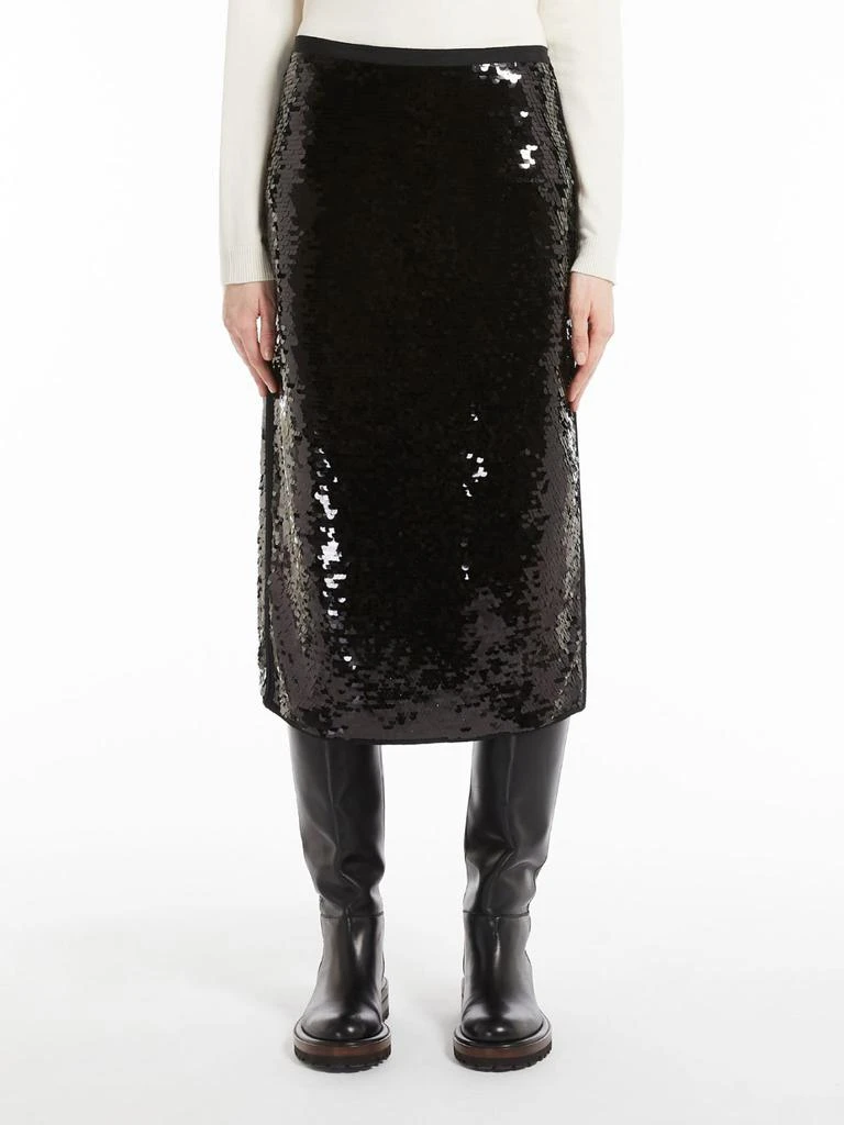商品Weekend Max Mara|Jersey and sequin skirt,价格¥1371,第2张图片详细描述