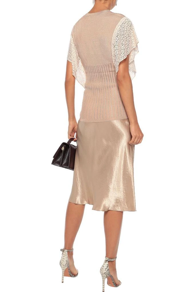 商品Chloé|Guipure lace-paneled open and ribbed-knit top,价格¥1993,第3张图片详细描述
