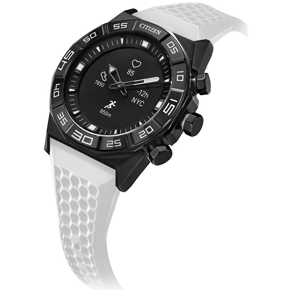 商品Citizen|Men's CZ Smart Hybrid HR White Strap Smart Watch 44mm,价格¥2632,第6张图片详细描述