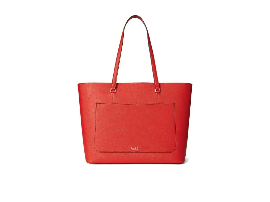商品Ralph Lauren|Crosshatch Leather Large Karly Tote,价格¥2363,第2张图片详细描述
