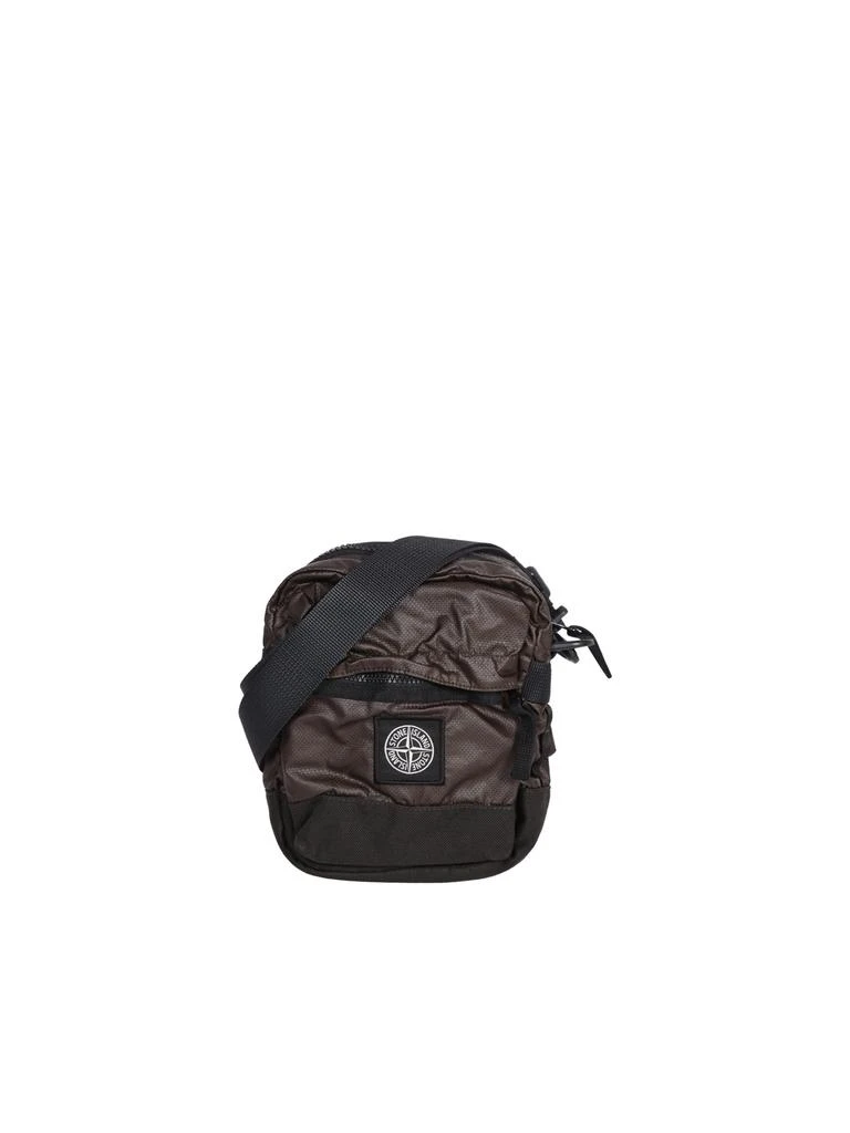 商品Stone Island|70 Mussola Gommata Canvas Military Green,价格¥1701,第1张图片