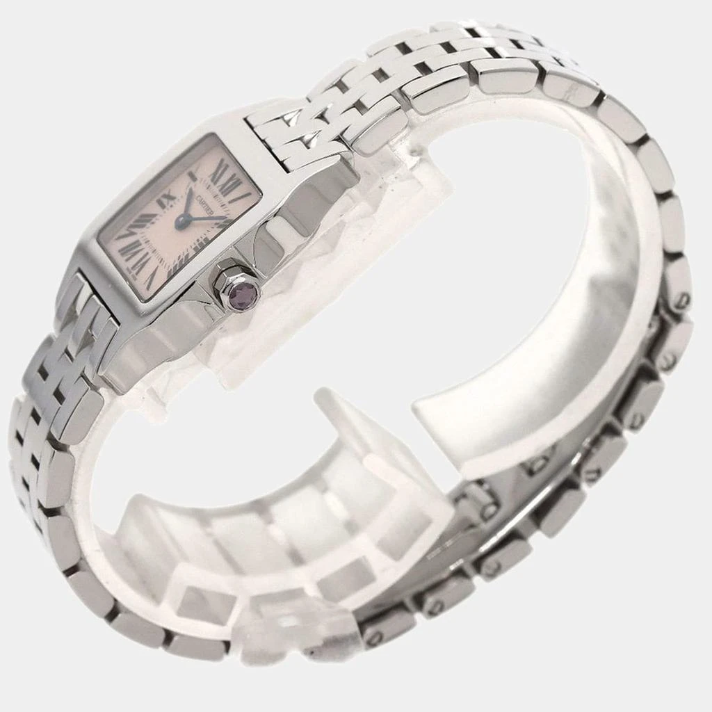 商品[二手商品] Cartier|Cartier Pink Stainless Steel Santos Demoiselle W25075Z5 Quartz Women's Wristwatch 20mm,价格¥22651,第4张图片详细描述