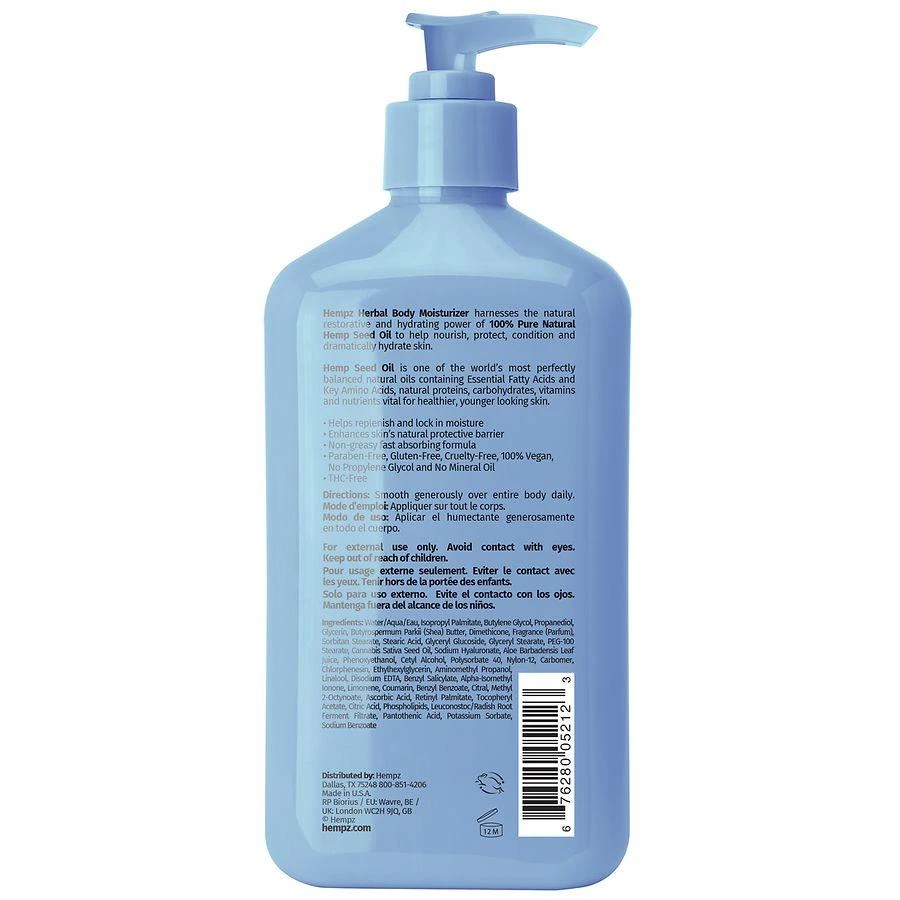 商品Hempz|Herbal Body Moisturizer Ocean Breeze,价格¥183,第2张图片详细描述