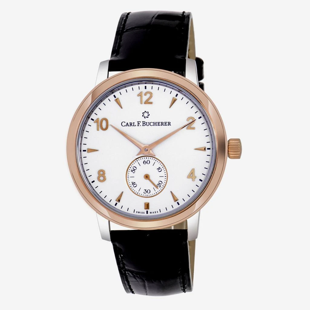 商品Carl F. Bucherer|Carl F. Bucherer Adamavi Stainless Steel And 18K Rose Gold Men's Manual Wind Watch 00.10316.07.26.01,价格¥9867,第1张图片