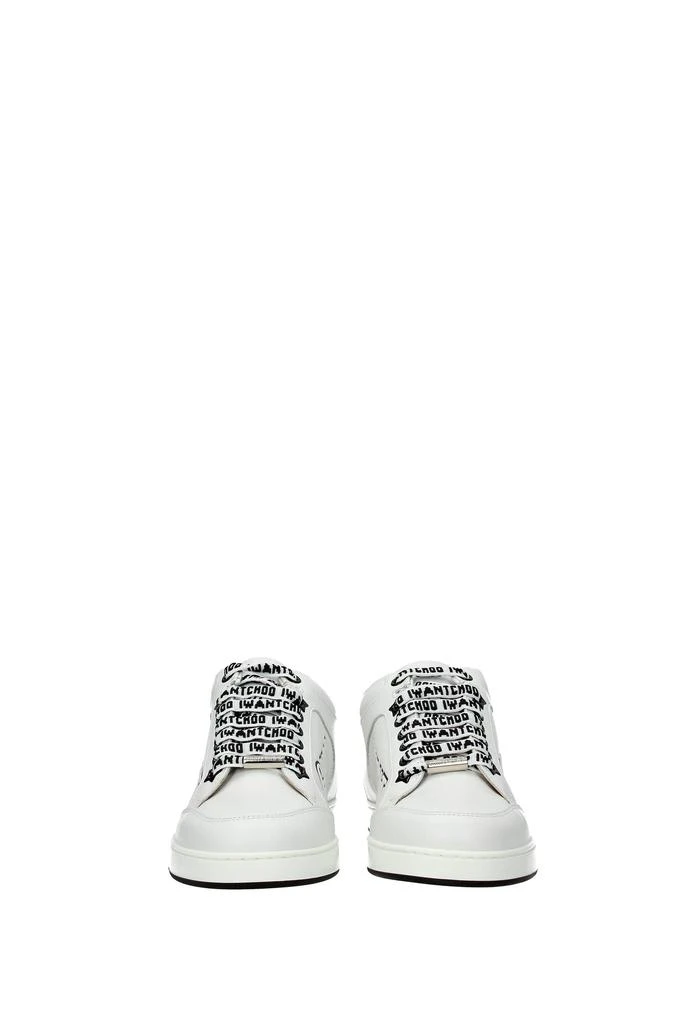 商品Jimmy Choo|Sneakers miami Leather White,价格¥1650,第3张图片详细描述