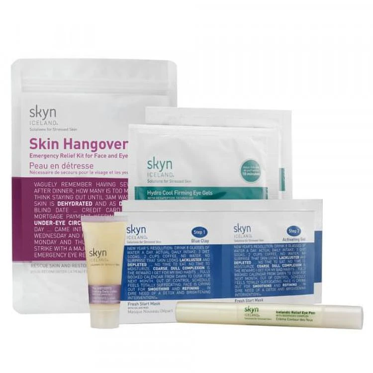 商品skyn ICELAND|Skin Hangover Kit ($54 VALUE),价格¥185,第1张图片