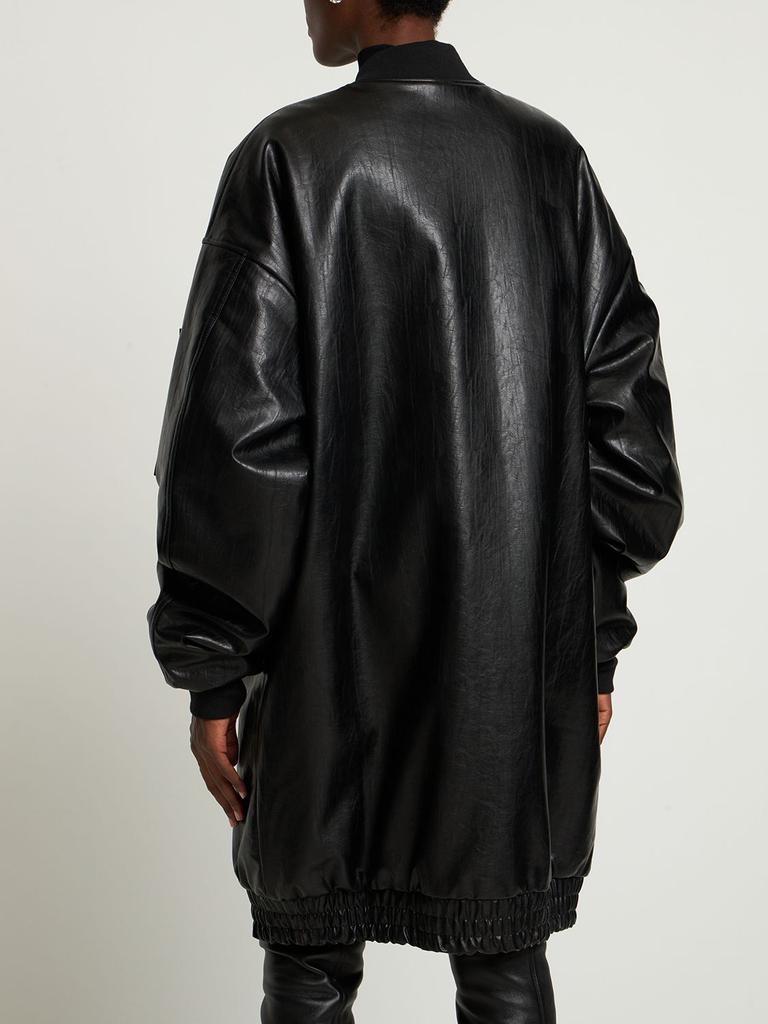Jesse Faux Leather Long Jacket商品第2张图片规格展示