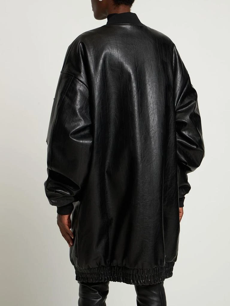 商品The Frankie Shop|Jesse Faux Leather Long Jacket,价格¥2617,第2张图片详细描述