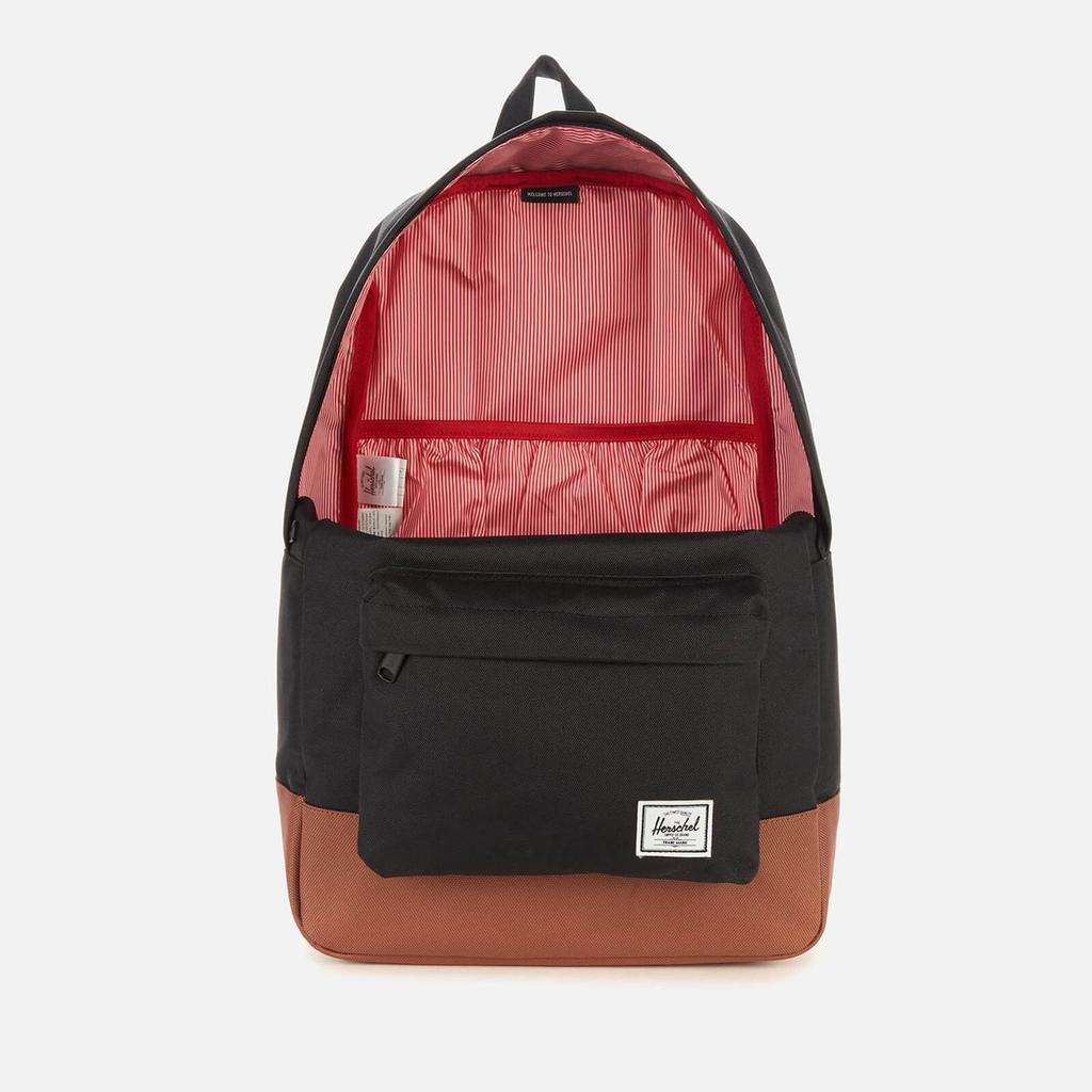 Herschel Supply Co. Men's Heritage Backpack - Black/Saddle Brown商品第5张图片规格展示