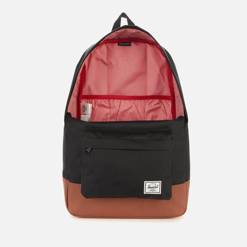 商品Herschel Supply|Herschel Supply Co. Men's Heritage Backpack - Black/Saddle Brown,价格¥413,第5张图片详细描述