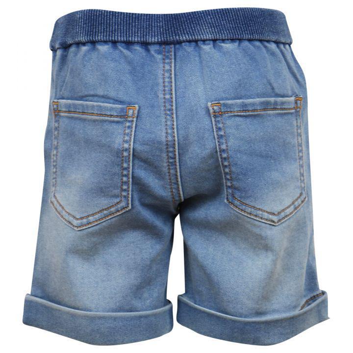 商品Moschino|Baby Jersey Blue Shorts,价格¥313,第6张图片详细描述