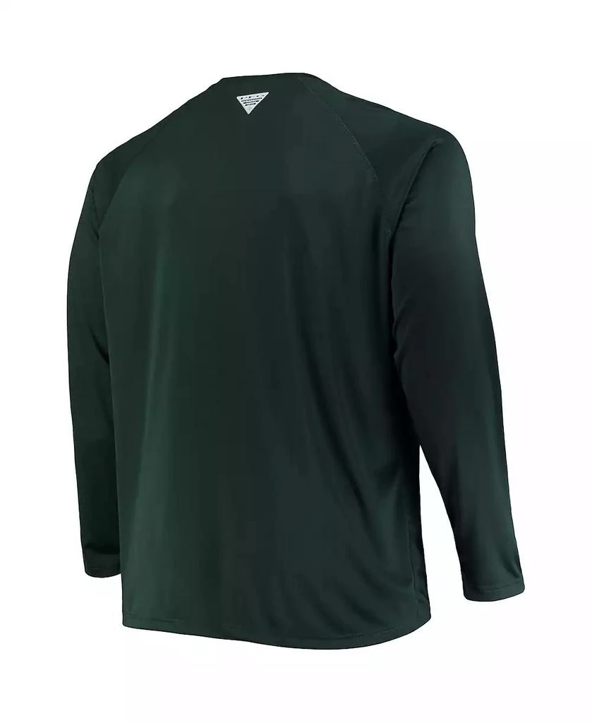 商品Columbia|Men's Green Michigan State Spartans Big and Tall Terminal Tackle Omni-Shade Long Sleeve Raglan T-shirt,价格¥332,第4张图片详细描述