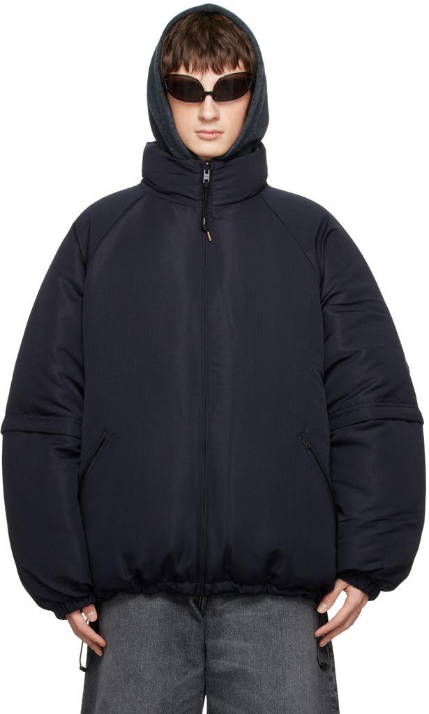 商品Acne Studios|Navy Reversible Down Jacket,价格¥5658,第1张图片