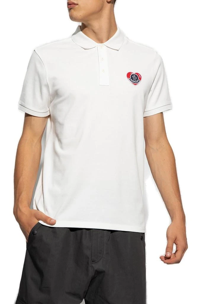 商品Moncler|Moncler Logo Patch Short-Sleeved Polo Shirt,价格¥2406,第2张图片详细描述