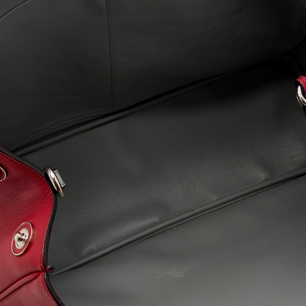 Dior Red Leather Diorissimo Tote商品第8张图片规格展示
