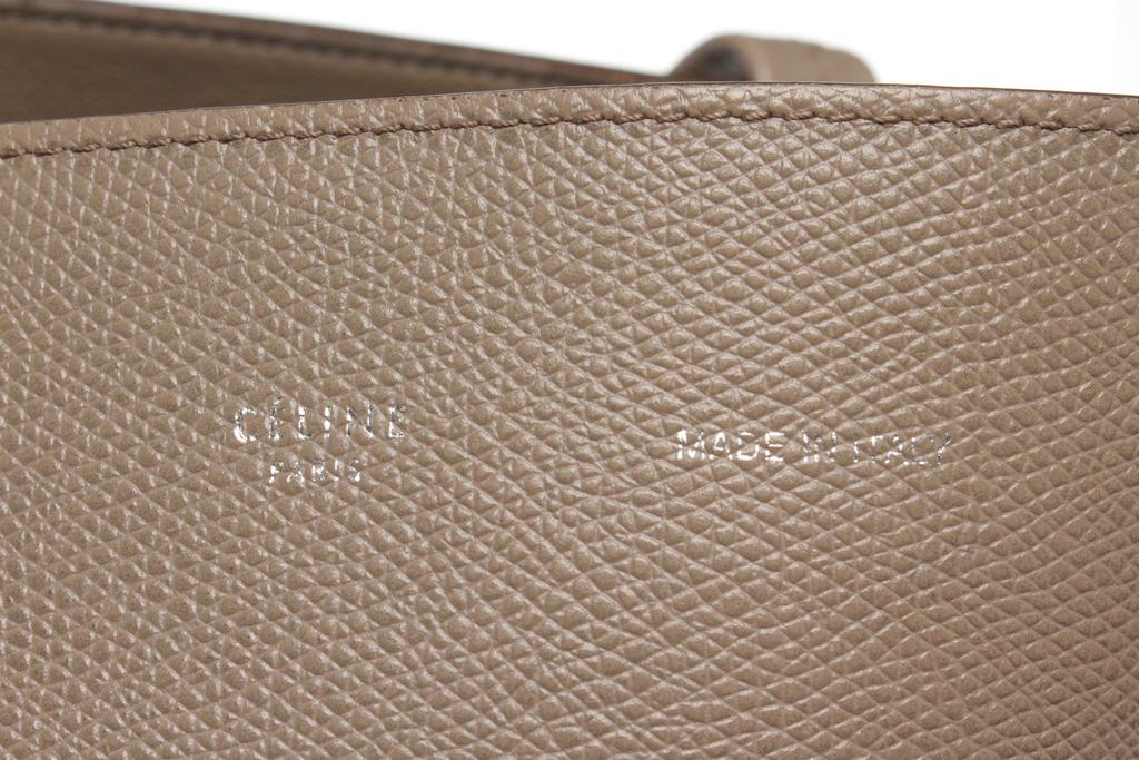 Celine Brown Leather Phantom Cabas Shoulder Bag商品第6张图片规格展示