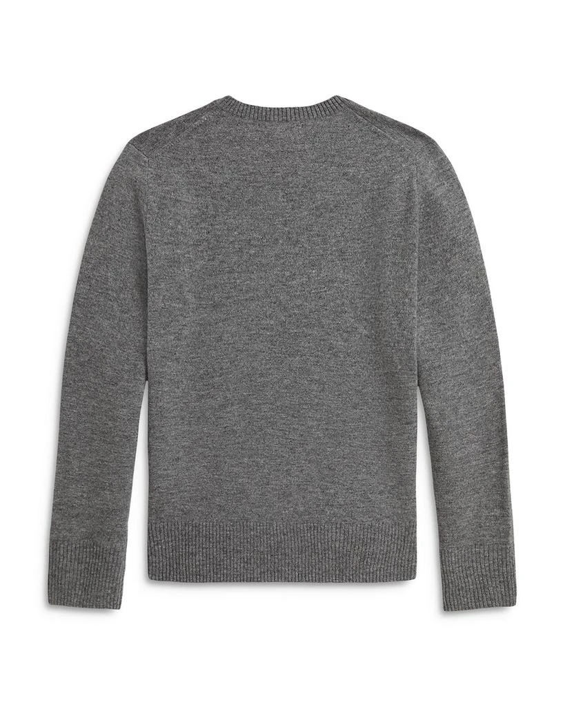 商品Ralph Lauren|Boys' Wool Crewneck Sweater - Big Kid, Little Kid,价格¥722,第2张图片详细描述