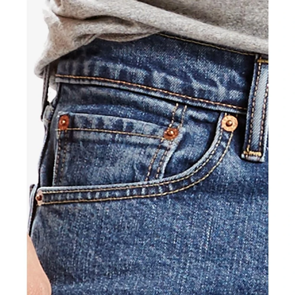 商品Levi's|Levi's Men's 505 Regular-Fit Jeans 男士李维斯普通裁剪505牛仔裤,价格¥461,第4张图片详细描述