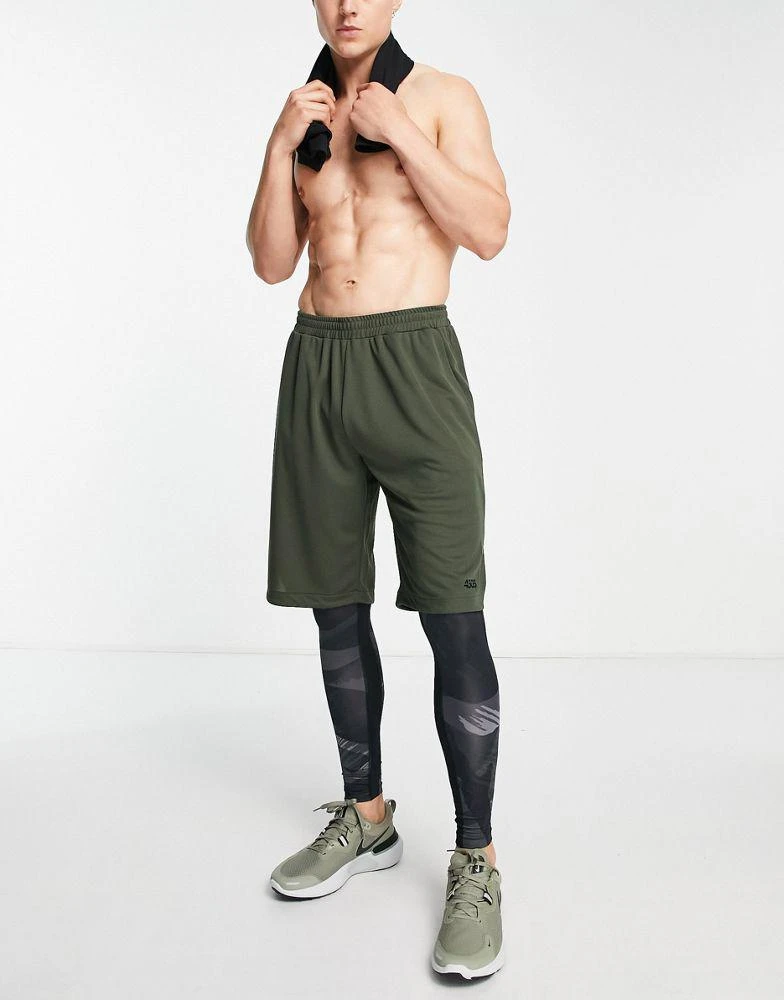 商品NIKE|Nike Training glitch camo dri-fit leggings in black,价格¥222,第4张图片详细描述