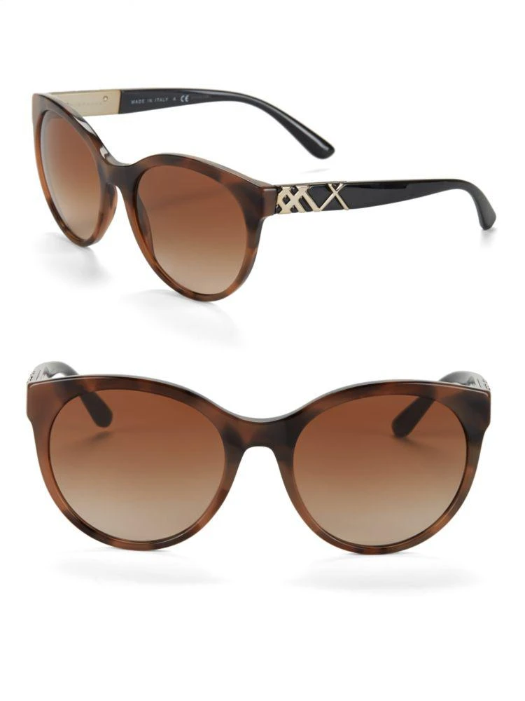 商品Burberry|56MM Cat Eye 墨镜,价格¥709,第1张图片