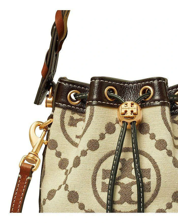 商品Tory Burch|Mini T Monogram Grommet Bucket Bag,价格¥2912,第4张图片详细描述